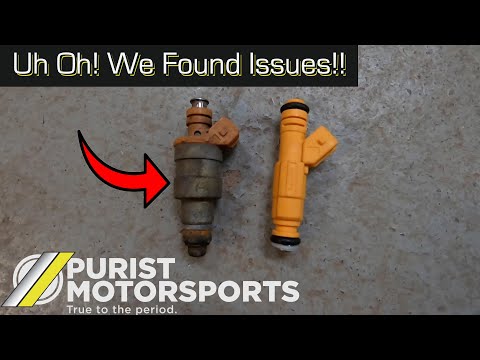 Видео: Обновление штатной форсунки Saleen Foxbody? Стоит ли оно того? Bosch EV1-EV6