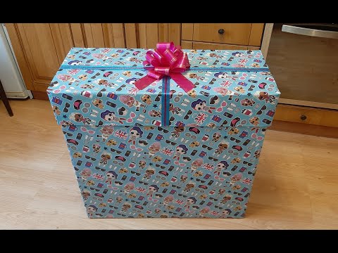 Видео: Коробка под воздушные шарики / A gift box.