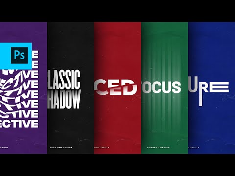 Видео: 5 идей текстовых эффектов для графического дизайна в типографике на хинди