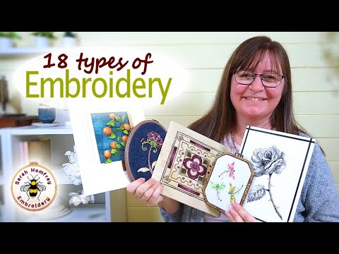 Видео: Мой путеводитель по 18 известным техникам вышивки! Что это такое и как их распознать
