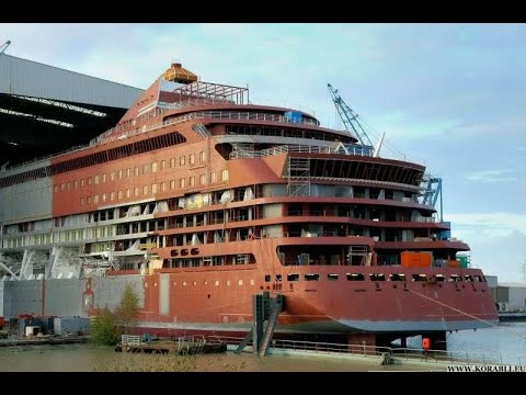 Видео: Круизный лайнер и его строительство. Construction of Cruise Liners