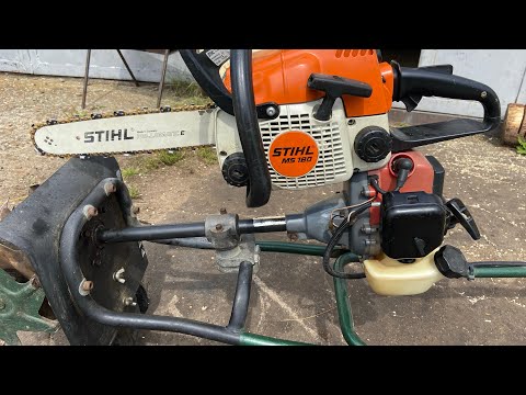 Видео: Сборка STIHL, SunGarden GT 10 2008г. детский культиватор.