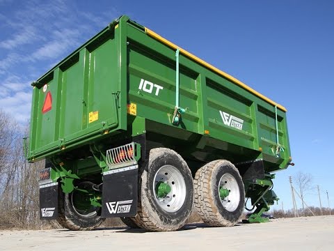 Видео: Обзор сельскохозяйственного полуприцепа WF-T (Прицеп для зерна и силоса western)