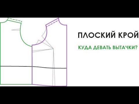 Видео: Плоский крой. Основа без вытачки