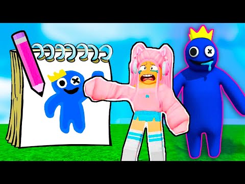 Видео: ВСЁ ЧТО НАРИСУЮ СТАНЕТ РЕАЛЬНЫМ в РОБЛОКС ! 😱 Doodle Transform ROBLOX
