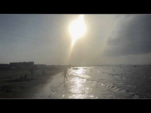 Видео: Новханы.Пляж осенью.Каспийское море.