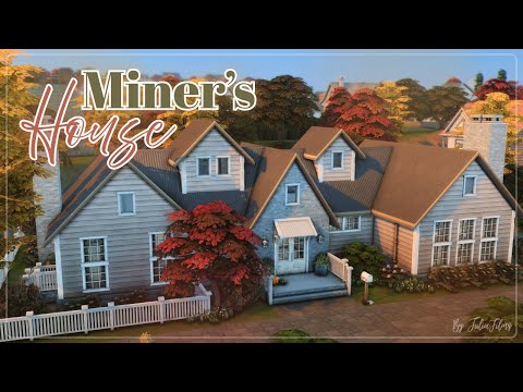 Видео: Дом Шахтера💎│Строительство│Miner's House│SpeedBuild│NO CC [The Sims 4]