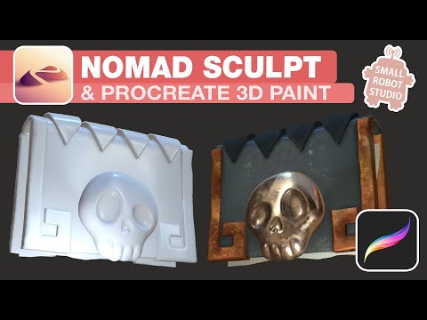 Видео: Руководство для начинающих по 3D-текстурированию [Nomad Sculpt to Procreate]