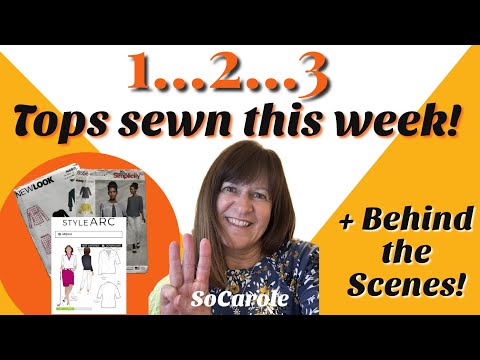 Видео: Шитьё топов — 3 обзора выкроек и закулисье #fridaysews 3 окт. 25