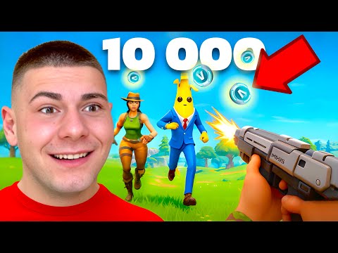 Видео: ЗА ВСЕКИ DAMAGE ПЕЧЕЛИШ 1 V-BUCKS ft. @Ivcho