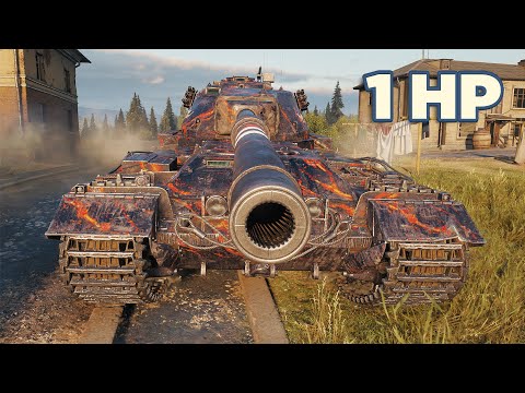 Видео: FV215b • Весь Бой с 1 ХП • World of Tanks