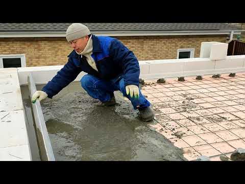 Видео: СТЯЖКА ПОЛА ПОД МАЯК С УТЕПЛИТЕЛЕМ ПЕНОПЛЕКС