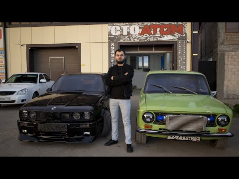 Видео: Гонка на 402м Турбо копейка против BMW e30.