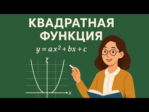 Видео: Квадраттық функция (Квадратная функция — просто и понятно!)