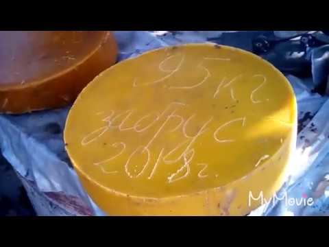Видео: Воск. Топим воск из забруса зимних кормов. Итоги. Часть 2