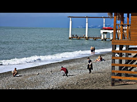 Видео: ✅️14 ОКТЯБРЯ В АДЛЕРЕ:+19°ТЕПЛА,  МОРЕ+19°, У НАС РАСПОГОДИЛОСЬ. НАБЕРЕЖНАЯ АДЛЕРА С ЛУЧШИМИ МЕСТАМИ