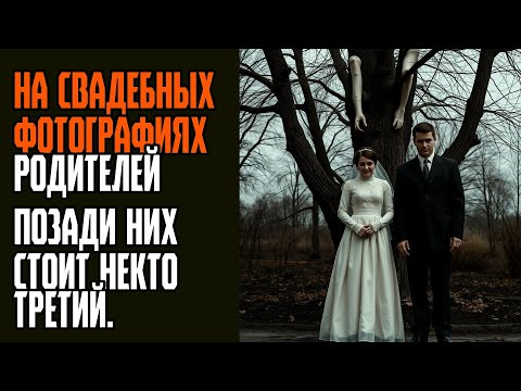 Видео: НА СВАДЕБНЫХ ФОТОГРАФИЯХ РОДИТЕЛЕЙ ПОЗАДИ НИХ СТОИТ НЕКТО ТРЕТИЙ