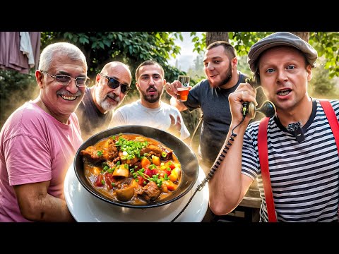 Видео: Гуляш с суслом в казане под открытой крышкой. Рецепт вкусного обеда