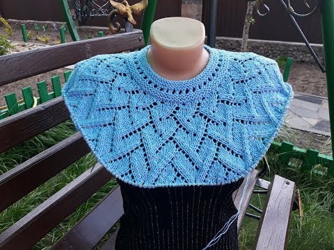 Видео: Пуловер спицами (круглая кокетка). Часть 6. Росток.