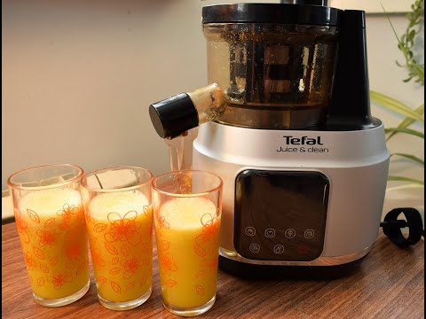 Видео: TEFAL ZC420e38 соковыжималка шнековая, 150W
