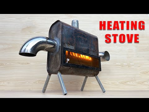 Видео: Мини печка-отопление, конвекция масла! Бесконечное тепло для дома без электричества