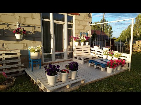 Видео: ЛЕТО. ОТПУСК. ОБНАВЛЯЮ ТЕРАССУ. 💕🍀🌷🌺