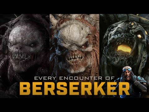 Видео: Все встречи с берсерками (классика, зеркер и матриарх) | Gears of War Saga (2006-2025)