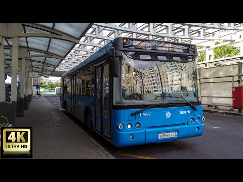 Видео: 252 маршрут автобуса. 20.06.2022 год. Москва.