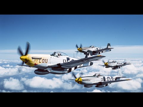 Видео: Немцы и представить не могли, что топливо 150-го класса превратит P-51 в 490-мильных демонов