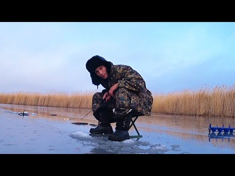 Видео: МҰЗ ЕРІП КЕТКЕН !!! балансир мен жерлицамен қысқы балық аулау