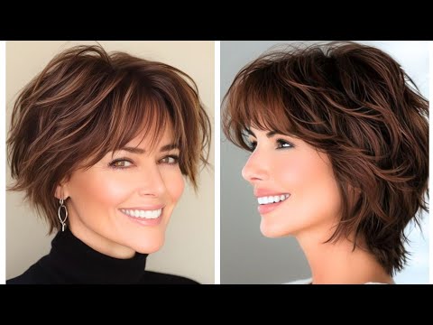 Видео: 40+ лучших многослойных стрижек средней длины | Женская стрижка боб-пикси | #вирусный #вирусноевидео