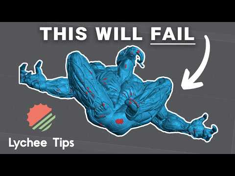 Видео: Первый шаг к ручной поддержке: исправление островов в Lychee Slicer | Учебное пособие