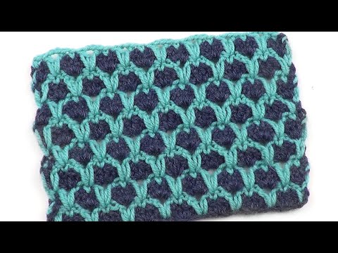 Видео: Интересный двухцветный узор   Interesting two tone pattern