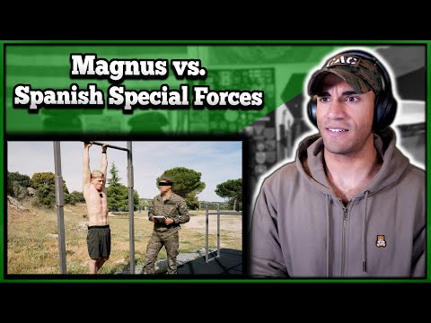 Видео: Магнус проходит тест на физическую подготовку для испанского спецназа — реакция морского пехотинца