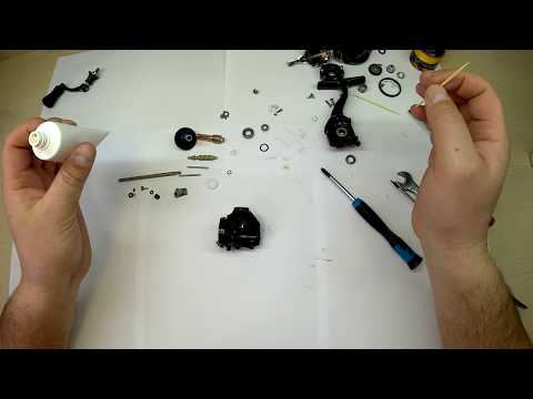 Видео: Техническое обслуживание. Смазка катушки Shimano Soare CI4+