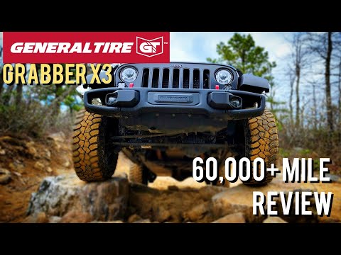 Видео: Обзор грязевых шин General Grabber X3 Mud Tire с пробегом более 60 000 миль | Лучшие шины для без...