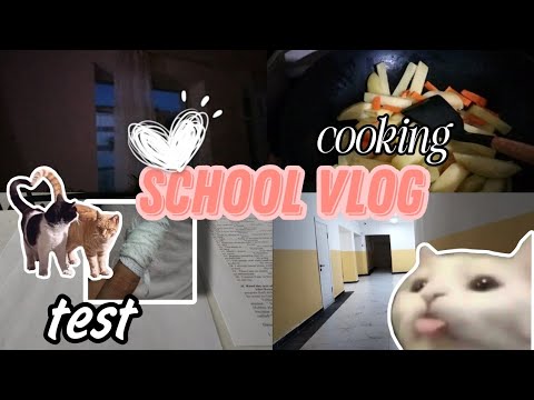 Видео: Vlog ✨ : мои школьные будни 🌸 || готовка,школа,сентябрь 🍂