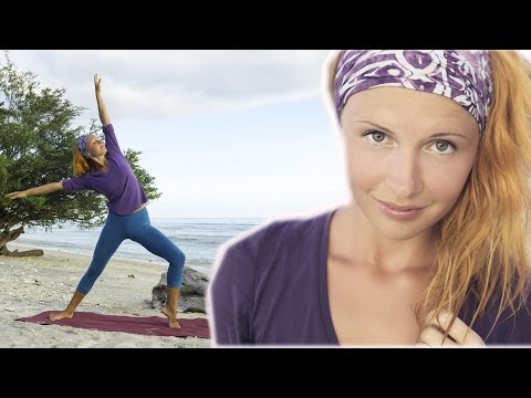 Видео: Йога для начинающих "Плавность и женственность" (часть 1) | Yoga for Beginners