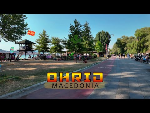 Видео: ОХРИД (прошетка на Илинден) Македонија 🇲🇰 【Summer Walk Tour 2024】 🚶‍♂️ Ohrid, Macedonia *ILINDEN* 🇲🇰
