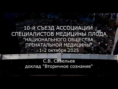 Видео: С.В. Савельев - Вторичное сознание