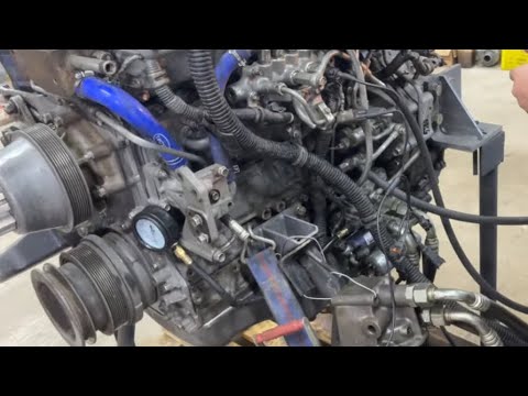 Видео: 4HK1 ISUZU | Запуск на стенде после ремонта.