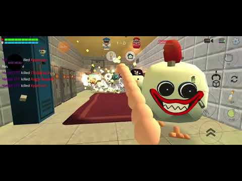 Видео: я веселюсь с читами Chicken Gun