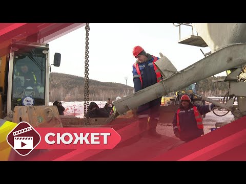 Видео: Первую сваю под опоры Ленского моста установили в Табаге