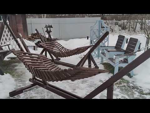 Видео: Гамак Деревянный с Размерами