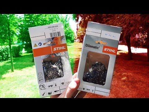 Видео: Качественная подделка цепи STIHL |Оригинал VS Подделка|