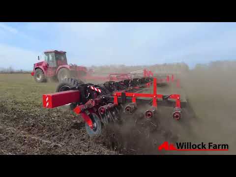 Видео: Испытания нового агрегата от Willock Farm. Весна 2024. Гибридная борона, ширина 21 метр