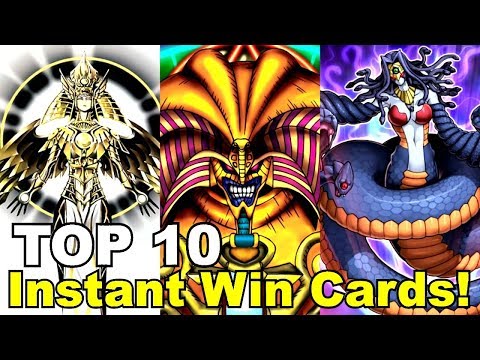 Видео: ТОП-10: Мгновенный выигрыш карт Yugioh!