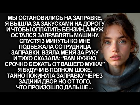 Видео: “Вам нужно срочно бежать от вашего мужа!”, заявила мне сотрудница заправки. Но когда я…