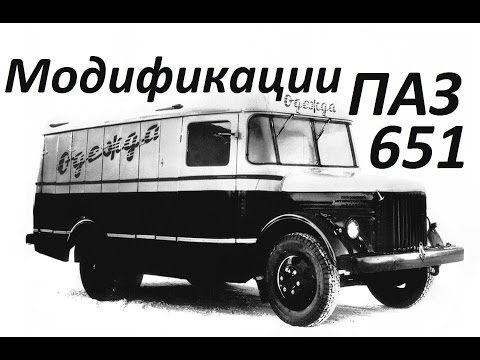 Видео: Премьера ! ПАЗ-651 ! Модификации !