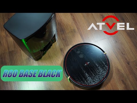 Видео: Atvel R80 Base Black | Народный робот-пылесос с базой самоочистки